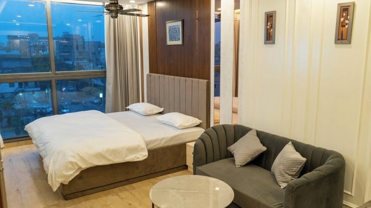 Panch Batti Apartment | Luxury studio apartment—family/couple friendly—w/rooftop garden and pool