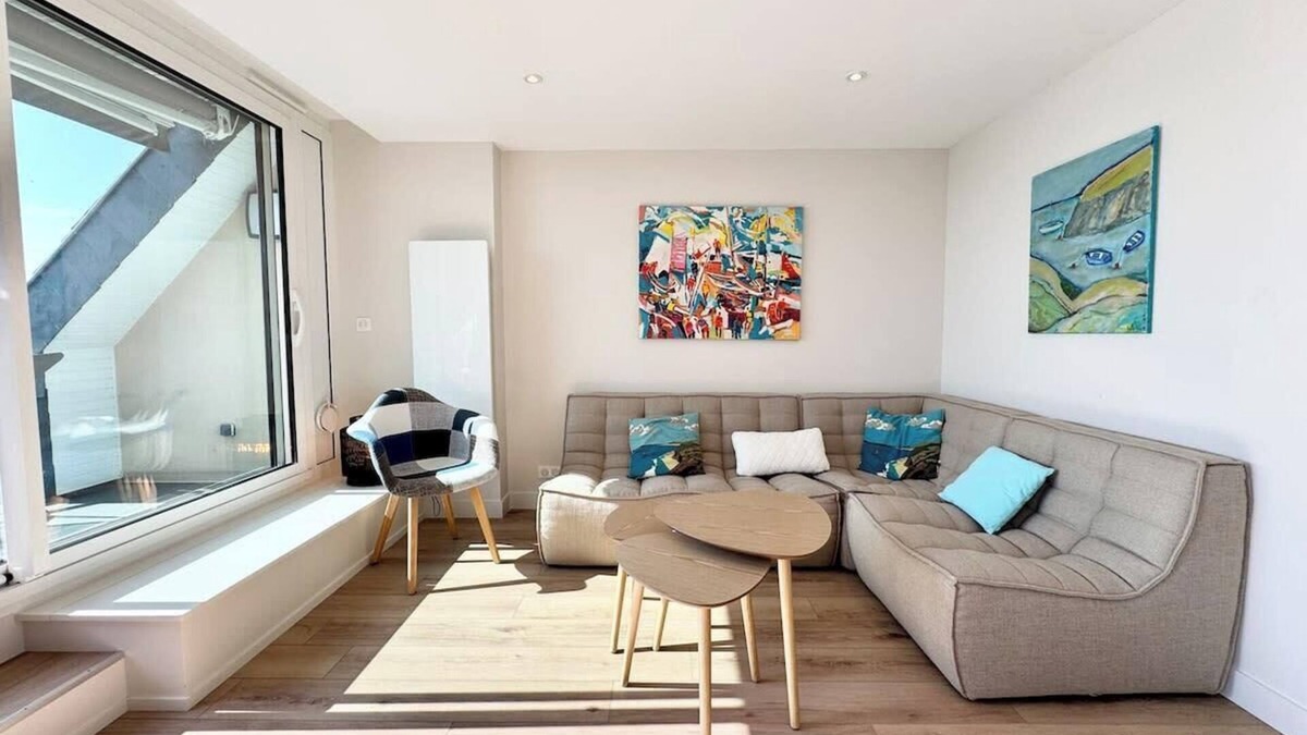 Larmor-Plage Apartment | Luxury ! T2 de haut standing - Vue mer 180