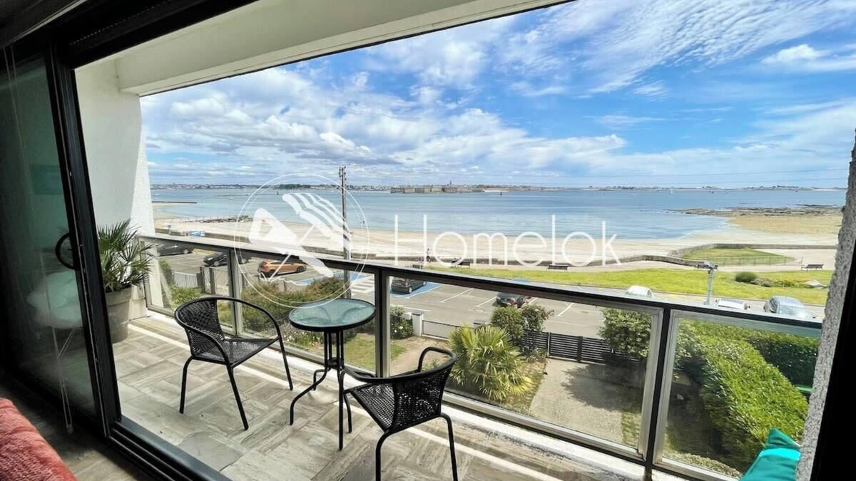 Larmor-Plage Apartment | Luxury T3 standing 2 - Vue mer exceptionnelle 180°