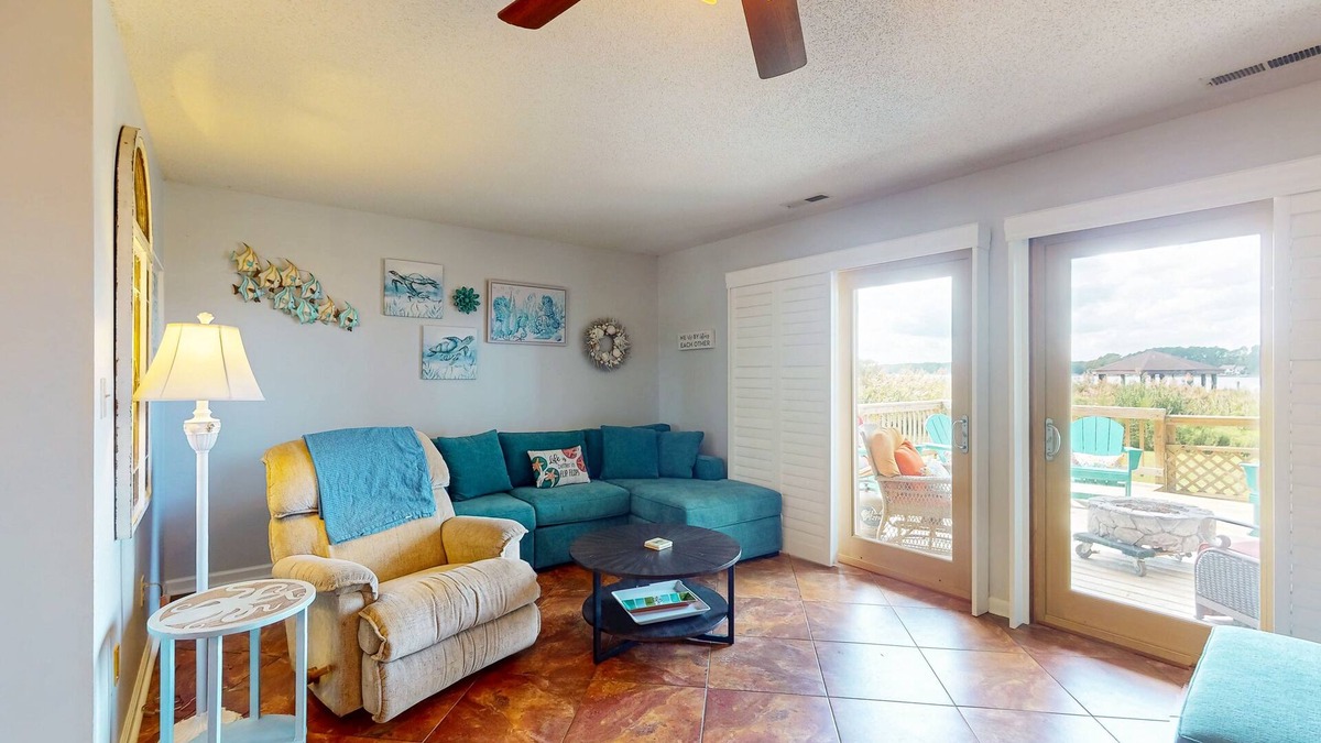 Ocean Pines House | Luxury townhome w/river views, outdoor seating, fire pit, grill & shared pool
