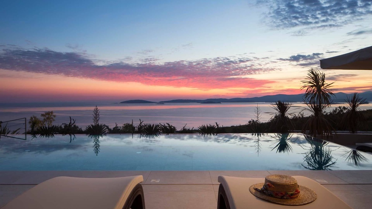 Postup Villa | Luxury & Unique Villa Bevel House with sea view, panoramic view, family, quiet area, stylish, bbg