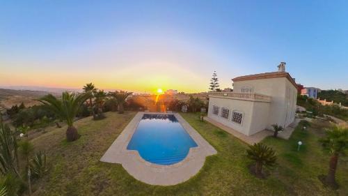Al Bahraoyine Villa | Luxury Villa 4-Bedroom Estate with Panoramic Tanger Bay Sea View, Private Pool, Garden