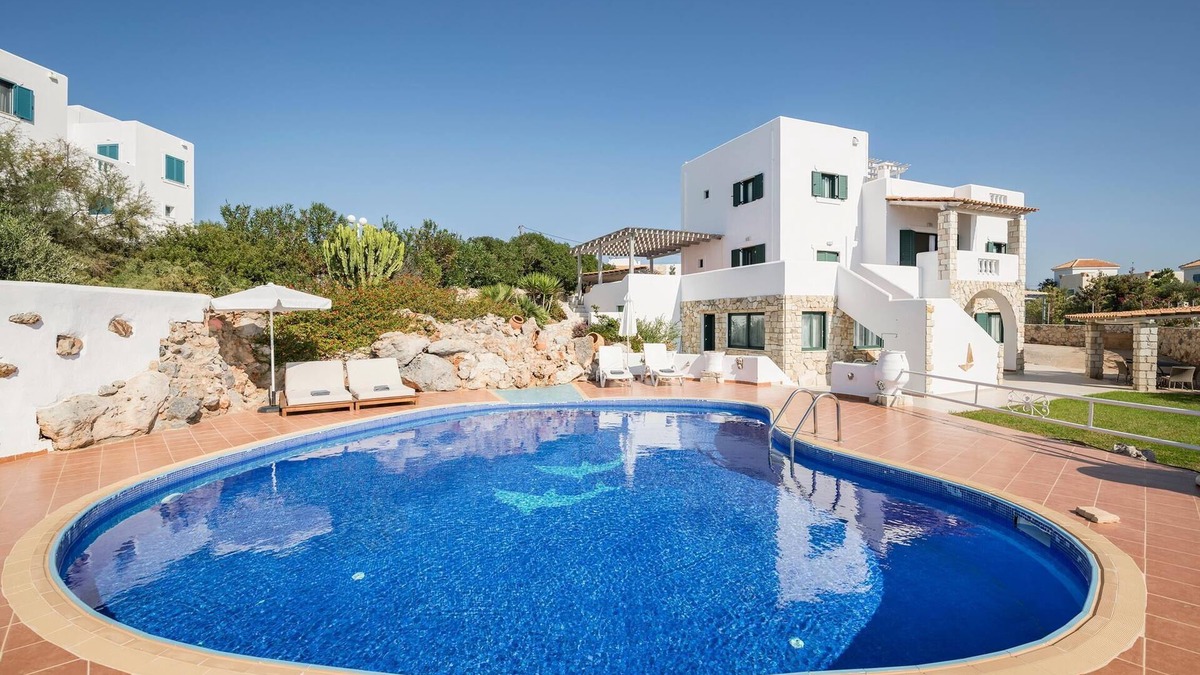 Stavros Villa | Luxury villa with Amazing Sea views, Private Pool, minutes away from the Beach