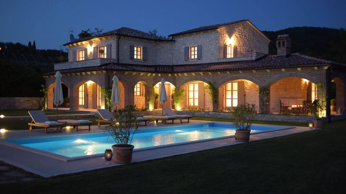 Brkac Villa | Luxury villa with large heated pool and game room