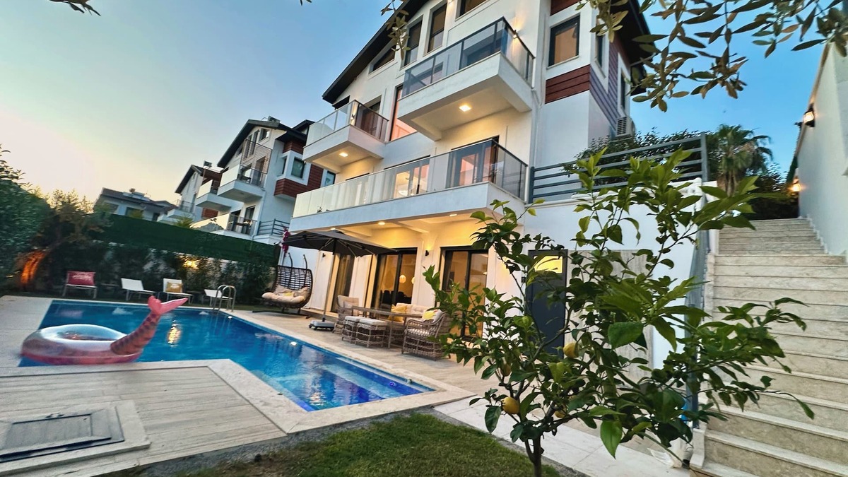 Ciftlik Villa | Luxury Villa with private Pool & Whirlpool, in Fethiye-Çiftlik, Sea View