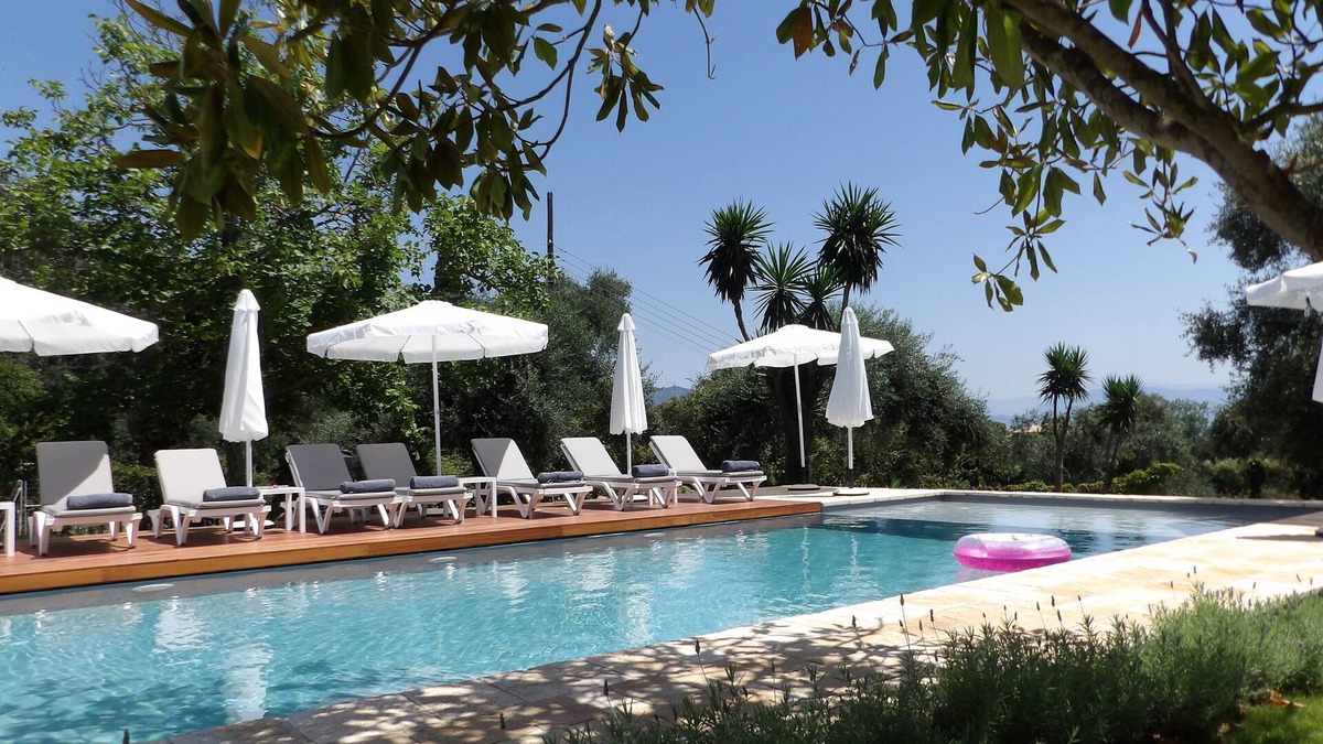 Dassia Villa | LUXURY VILLA WITH SEA VIEW,LARGE PRIVATE POOL CLOSE TO THE SEA