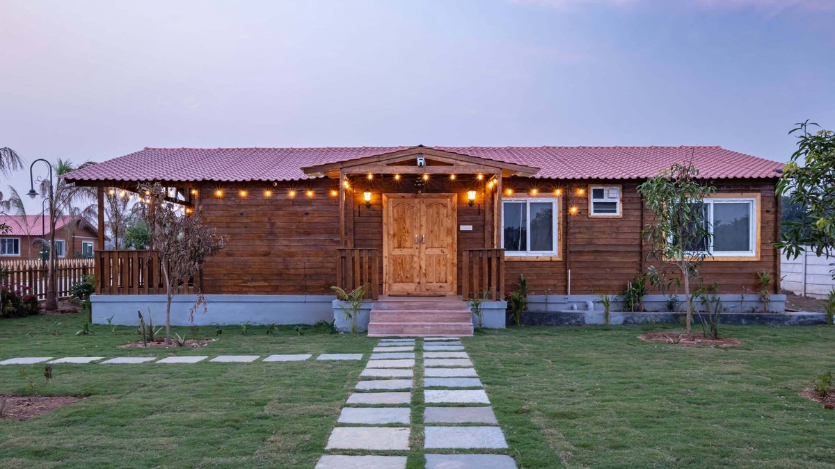 Chevella Other | Luxury Wood House with Pool by Homeyhuts - AC 3BR