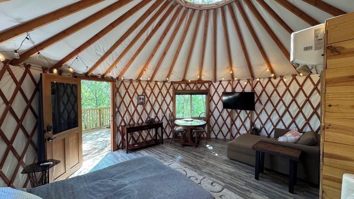 Mineral Wells Cabin | Luxury Yurt in Mineral Wells