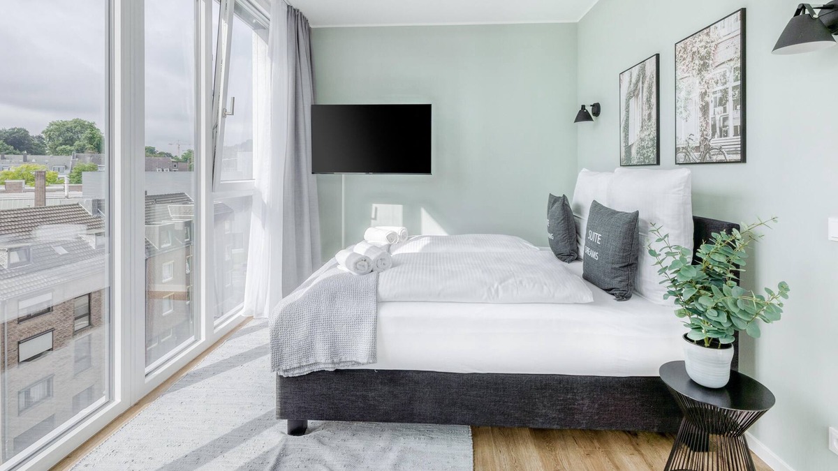 Gladbach Apartment | Mönchengladbach Fliethstr | Suite XL + Sofa Bed