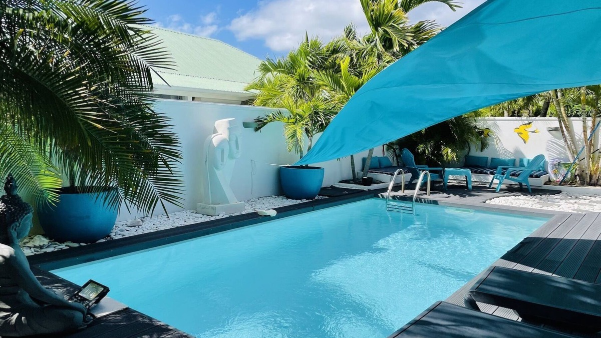 Rambaud Villa | MAGNOLIA, friendly villa just a few steps from Orient Bay beach!