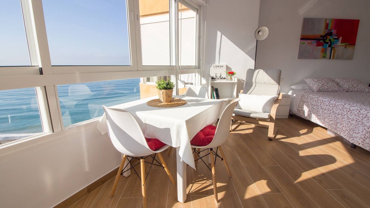 Torrox Costa Apartment | Madrid 810. First line of the beach with sea views