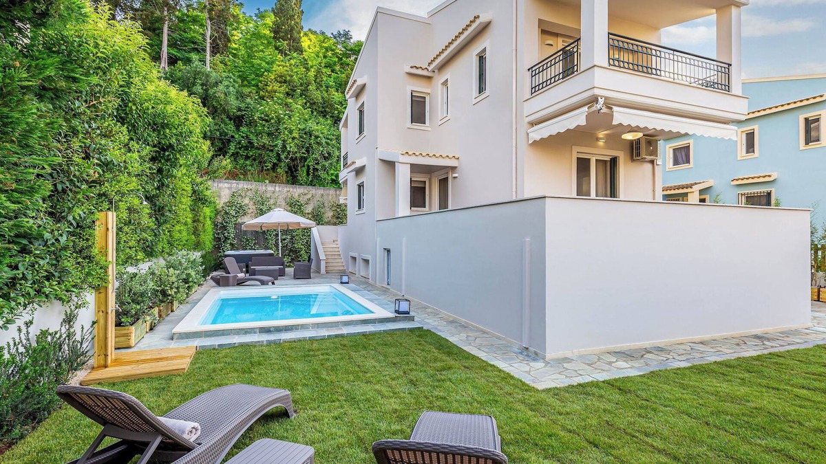 Potamos House | Magdalena Home - Outdoor pool | heated Jacuzzi
