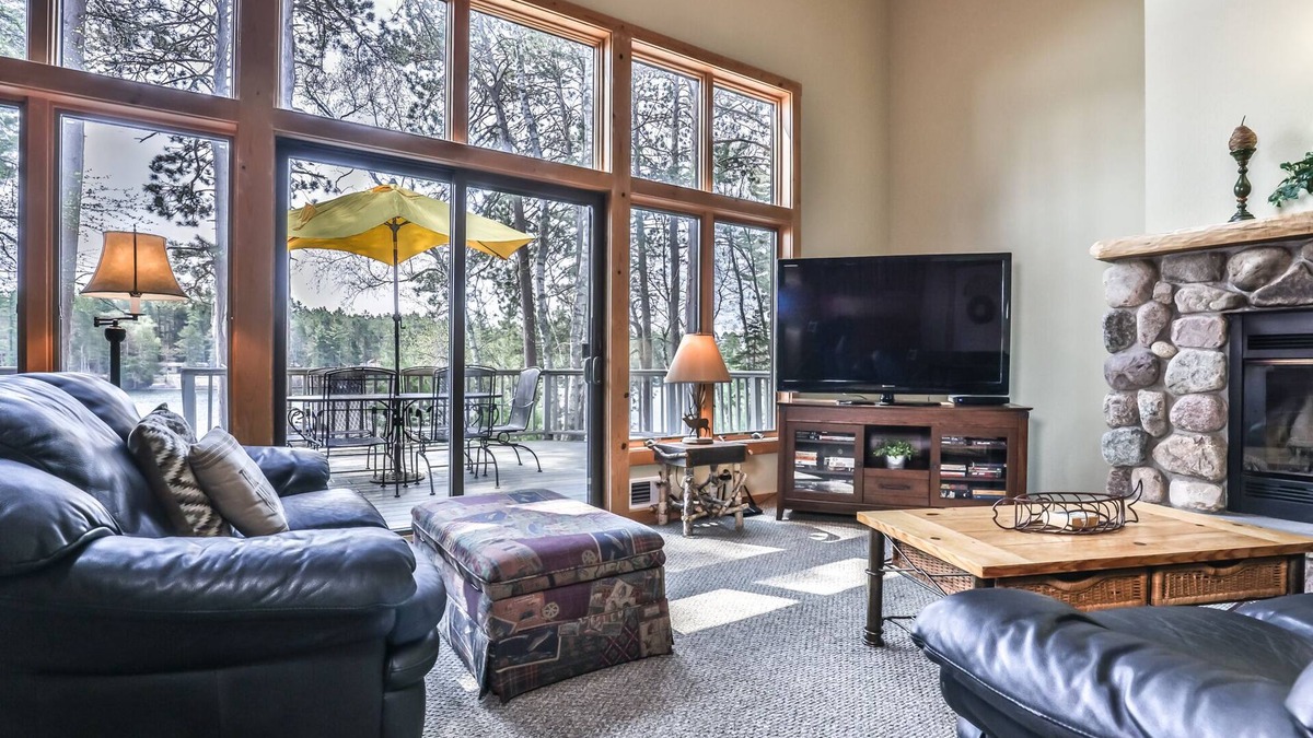 St Germain House | Magnificent Lakefront Home with Northwoods Style.
