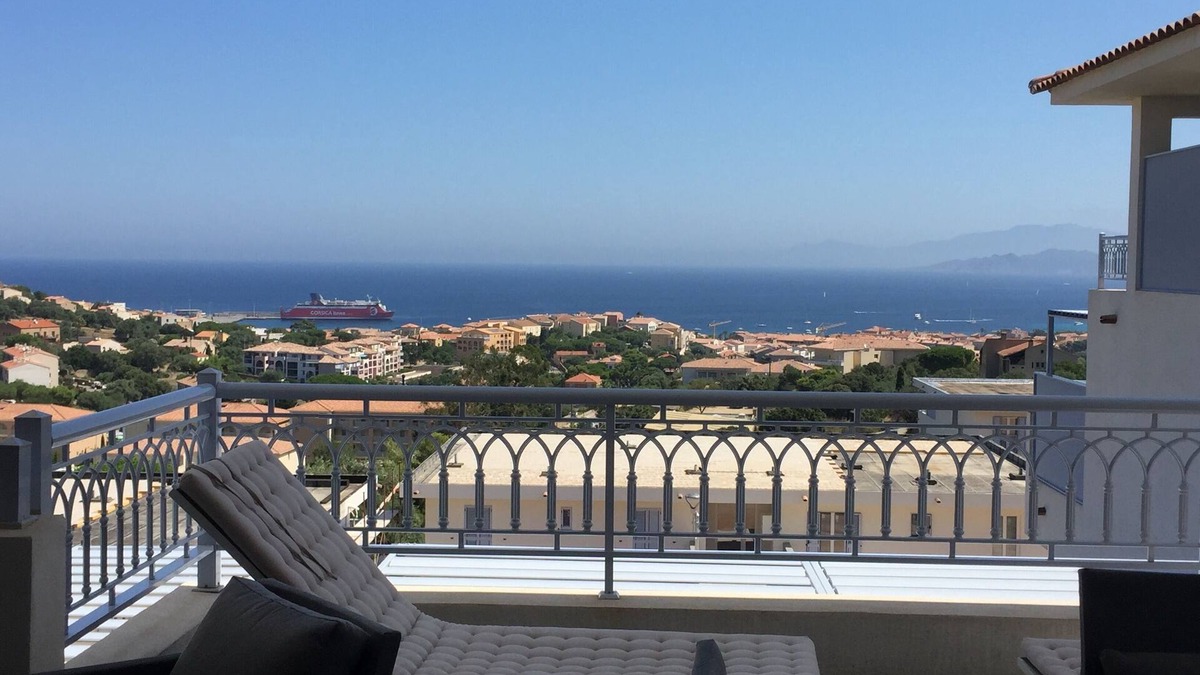 Santa-Reparata-di-Balagna Apartment | MAGNIFICENT SEA-FRONT TERRACE APARTMENT for 4 to 4 people