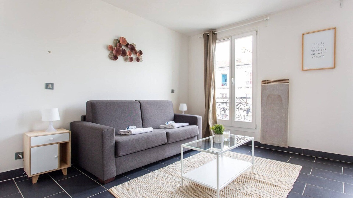 Quartier du Pont-de-Flandre Apartment | Magnificent studio - 2P - Pantin/Édouard Vaillant