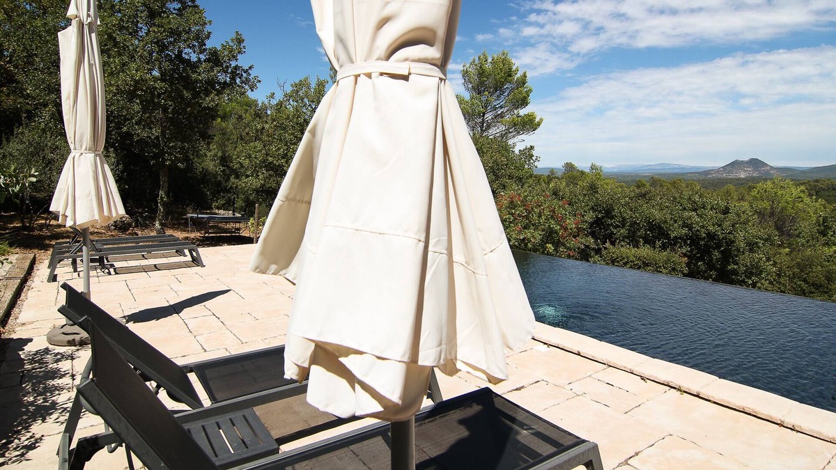 Bras Villa | Magnificent View with a Pool Near Aix-En-Provence.