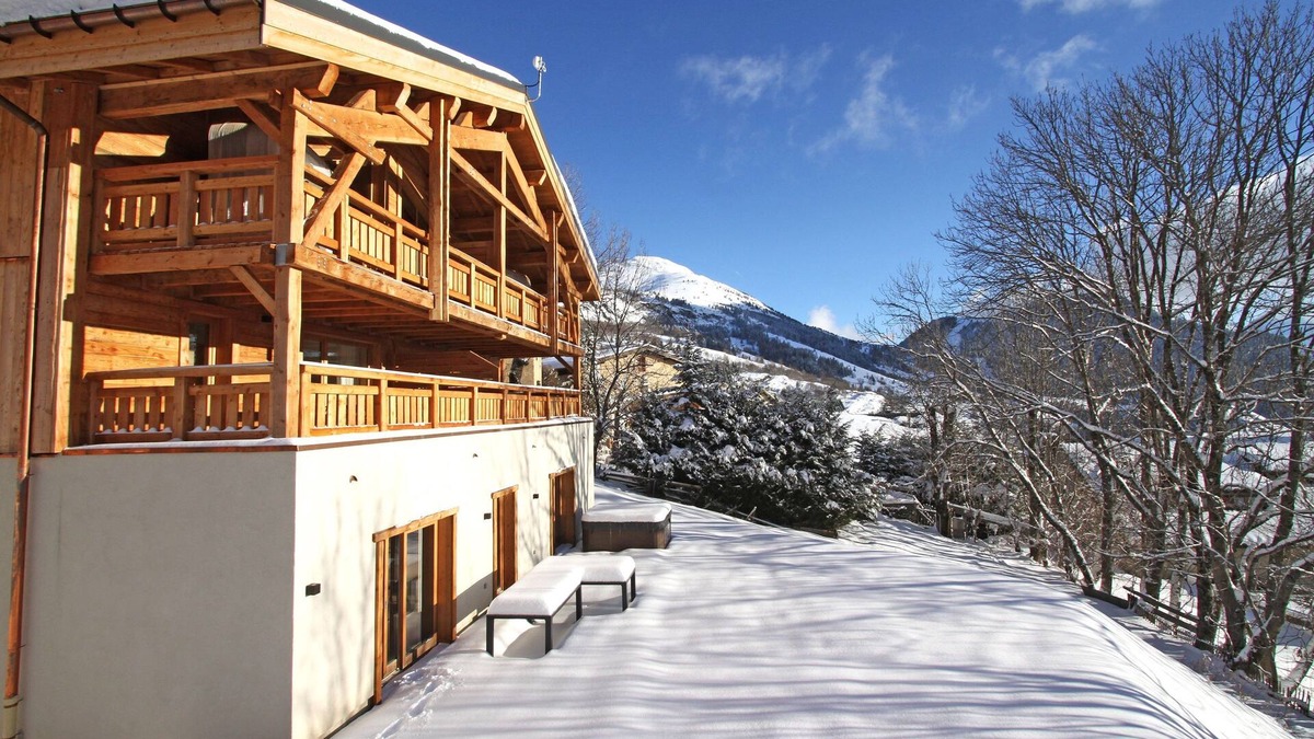 Huez-en-Oisans Ski Chalet | Magnifique chalet mitoyen, Bain à Remous