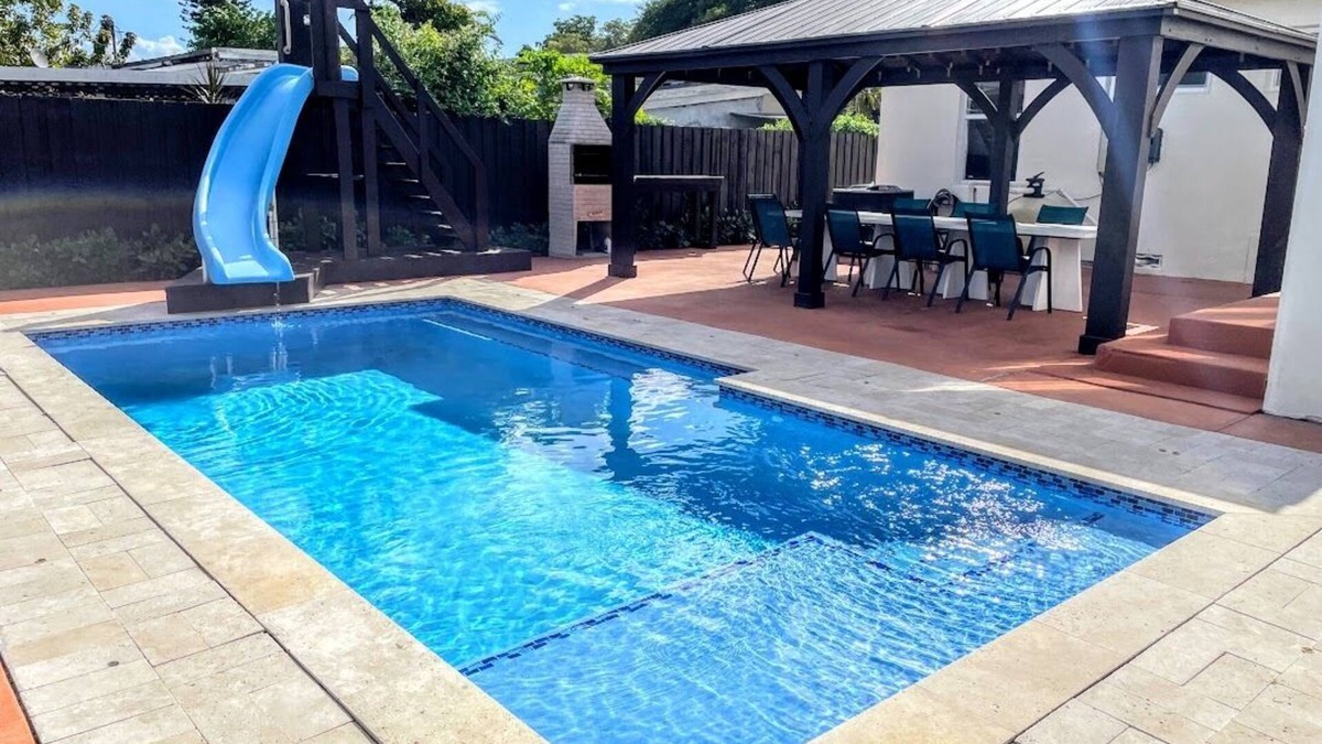 Westchester House | Magnolia House Miami - Pool home with Water Slide, BBQ & Gazebo