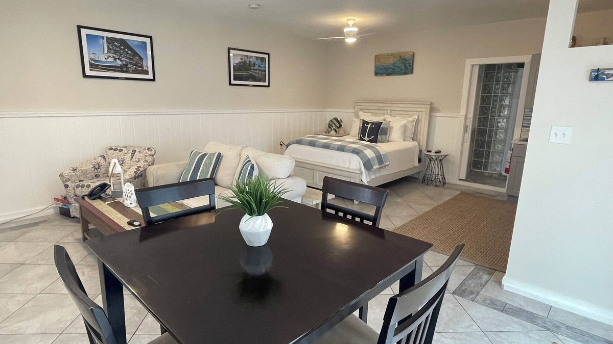 Marathon Apartment | Mahi Mahi - Studio Villa Sleeps 2 located at Safe Harbor Marathon Marina