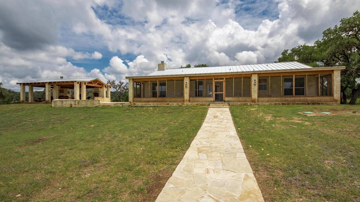 Pipe Creek House | Main Lodge at Rancho Madrono with Pool & Pavilion