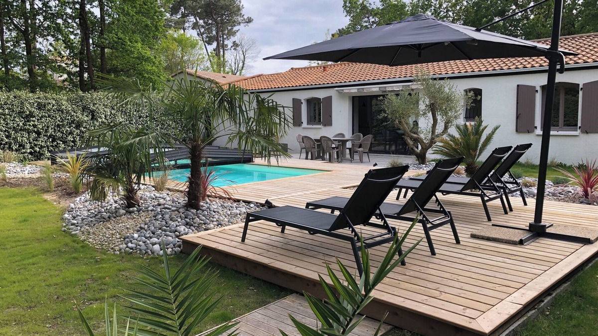La Tremblade House | Maison Bord de mer Avec Piscine Sécurisée à 1,9 km des Plages