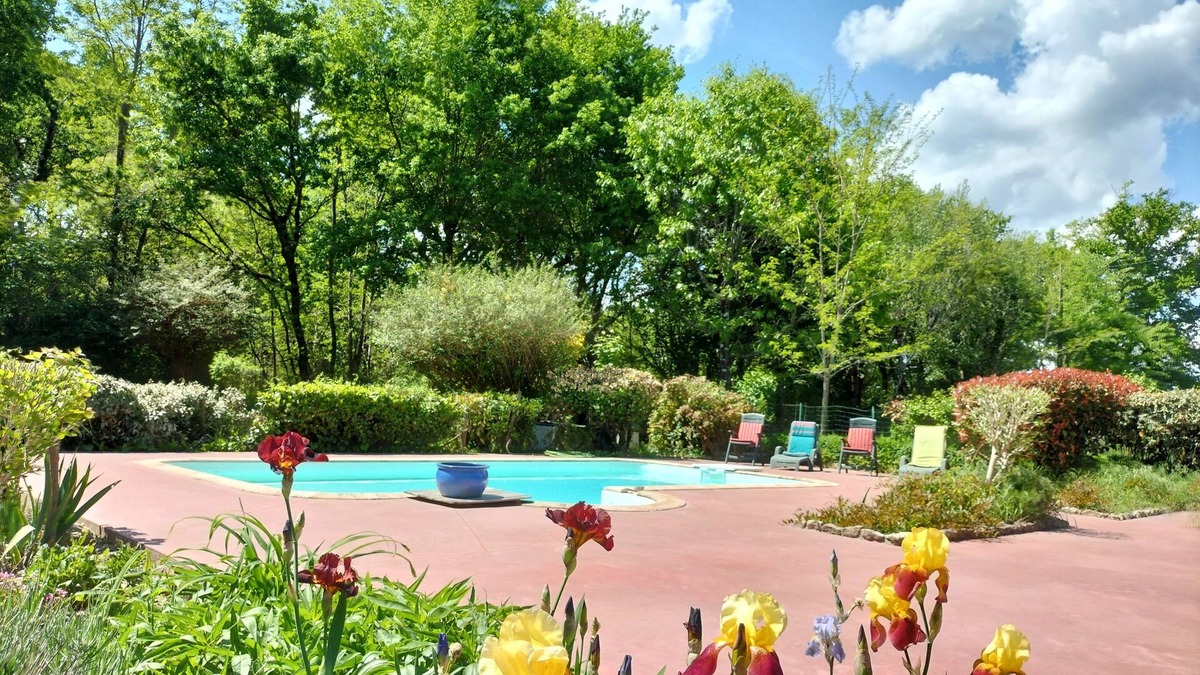 Balizac House | Maison DE Campagne Avec Piscine AU Calme Dans UN Parc EN Pleine Foret