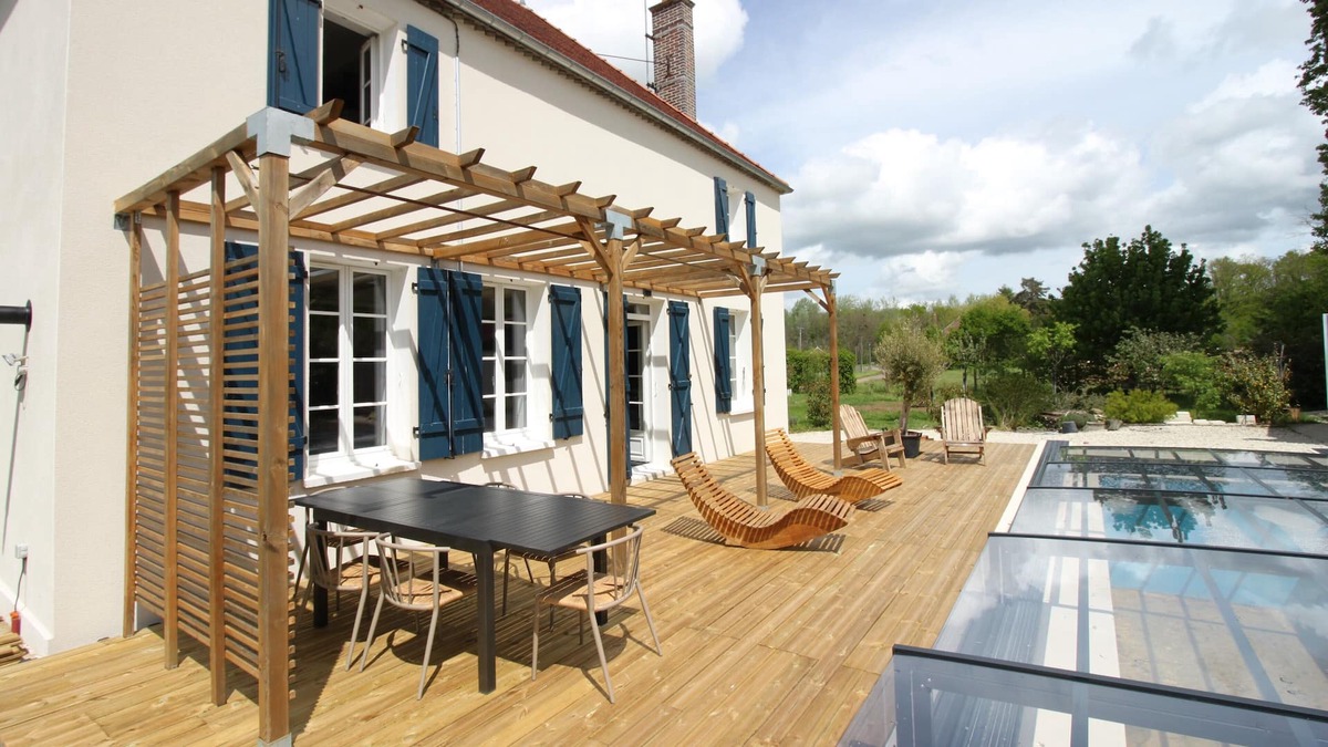 Courtaoult House | Maison de Vacances Avec Piscine en Val D'armance