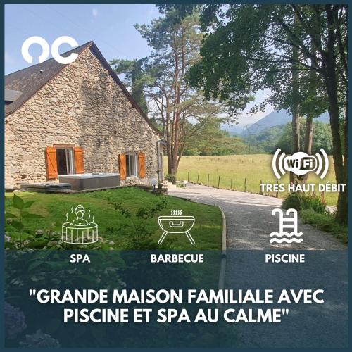 Buzy Apartment | Maison familiale Baylère - Piscine et spa - 8 pers
