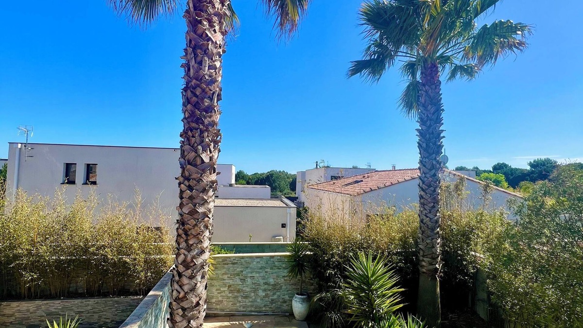 Perols House | Maison Palmeraie Avec Jardin et Piscine