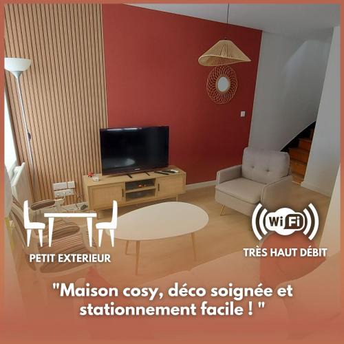 Monnaie House | Maison sur cour - 3 ch - Calme - Proche de Tours