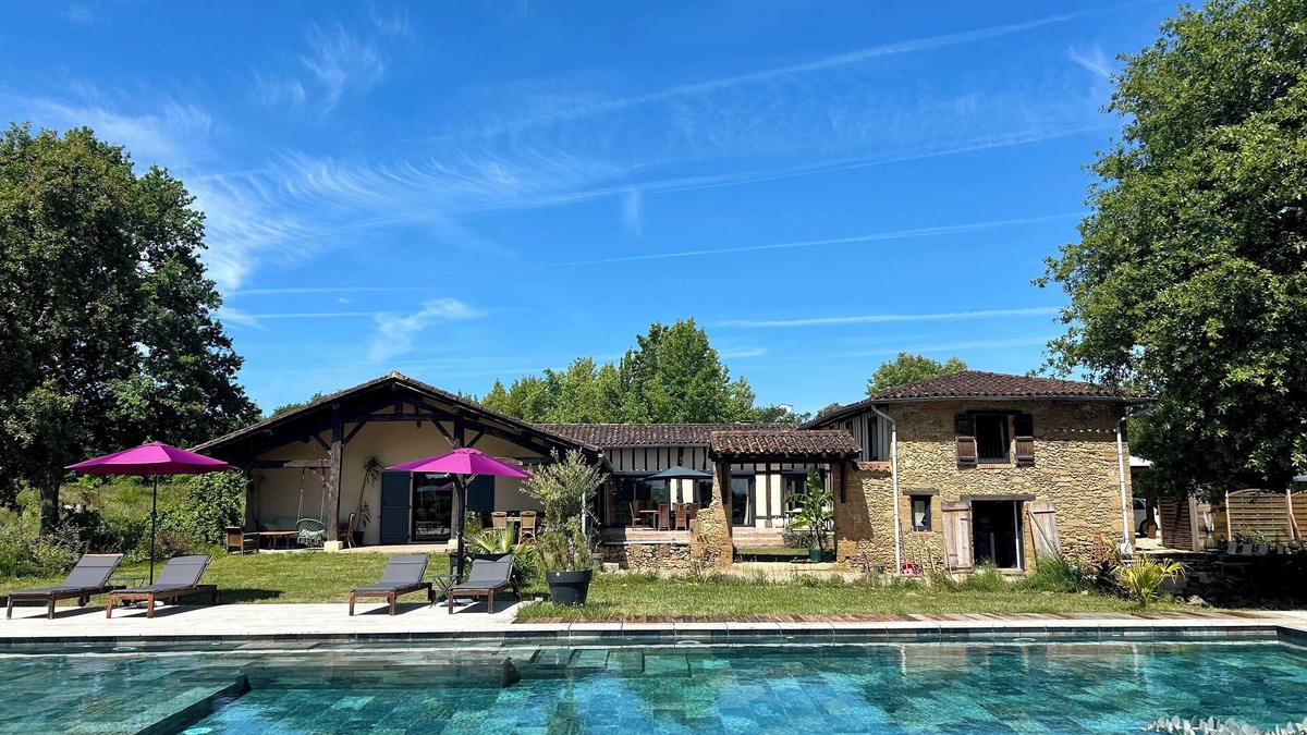 Arthez-d'Armagnac House | Maison Sympa , Grande Piscine , Aucuns vis à vis et la Fibre !