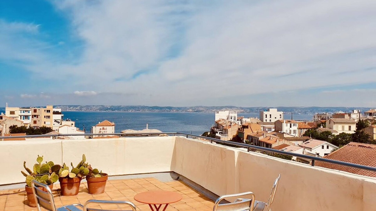 Endoume House | Maison Vue Mer Panoramique La Mascotte Malmousque Marseille