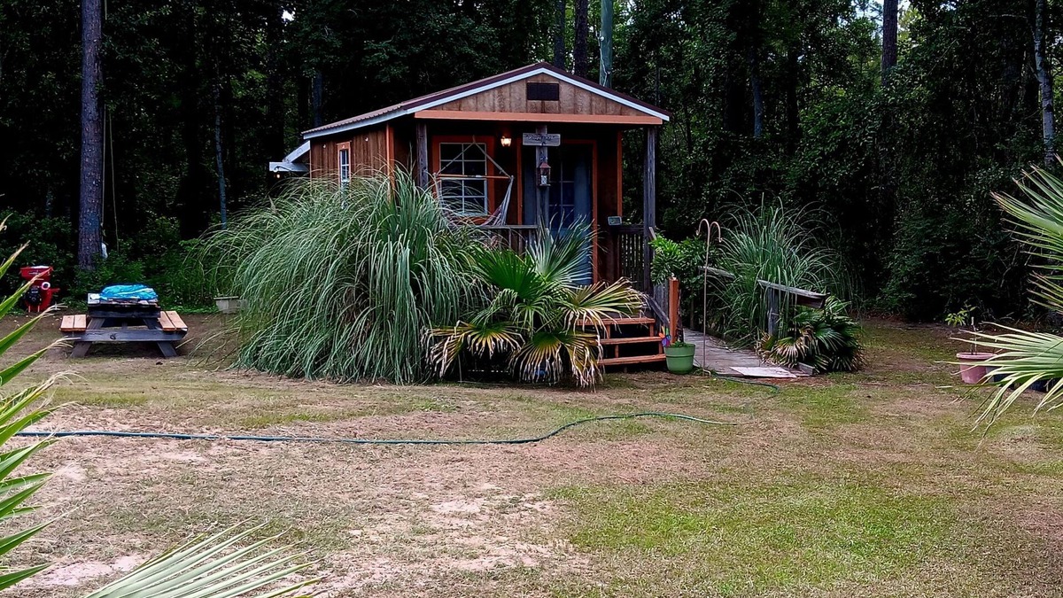 Florida Panhandle Cabin | Malakai campground different by design⛺ little jo cabin wheelchair accessible