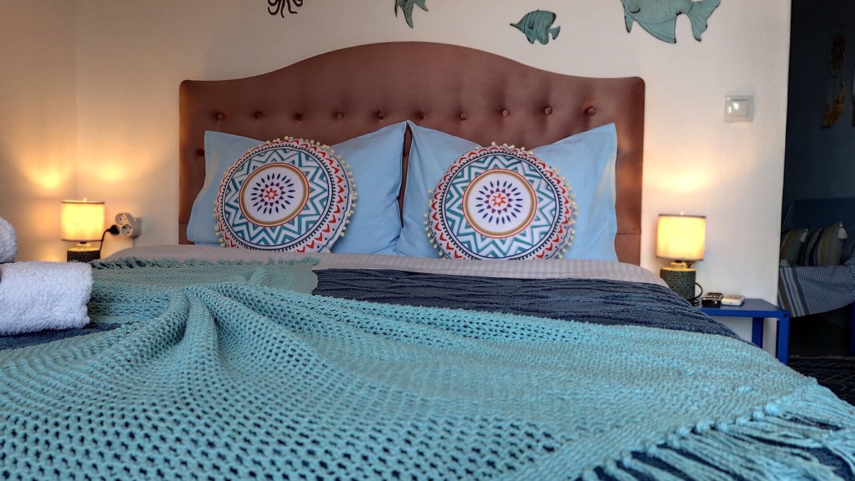 Leptokaria Apartment | Mana Mia ! Sleep by the Gods, Wake by the Sea – 1BD apt Seaview Escape