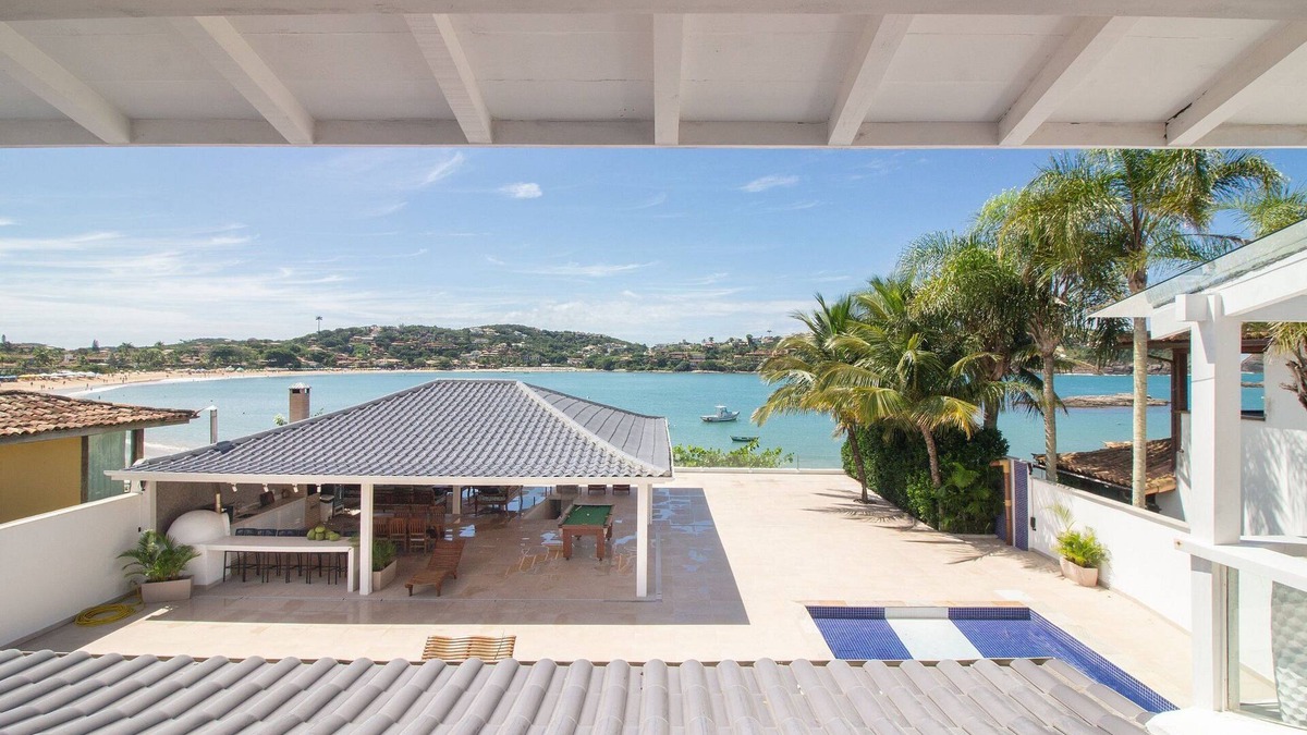 Village da Ferradura Villa | Mansão Pé na Areia Ferradura com 4Suítes