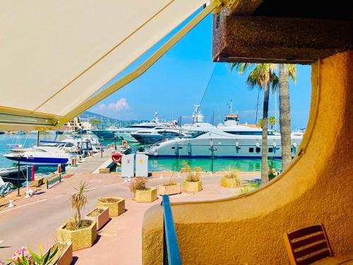 Port Cogolin Apartment | MarinesAppartement-Yachts view, 100m Beach, Fiber Wifi High speed