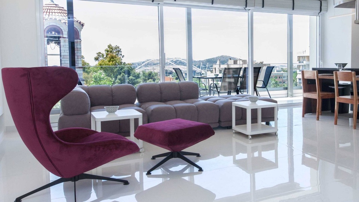 Amarousion Apartment | Marousi 2 Bd Modern Luxury Living with Shared Pool