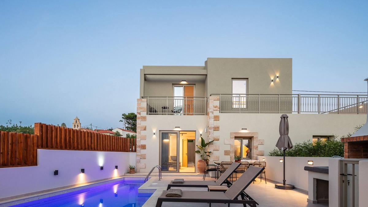 Chamalevri Villa | Marvelous new luxury villa with heated pool!