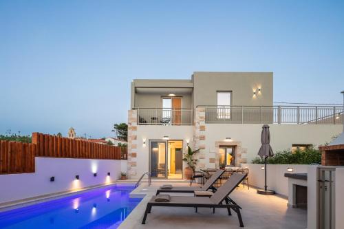 Chamalevri Villa | Marvelous new luxury villa with heated pool!