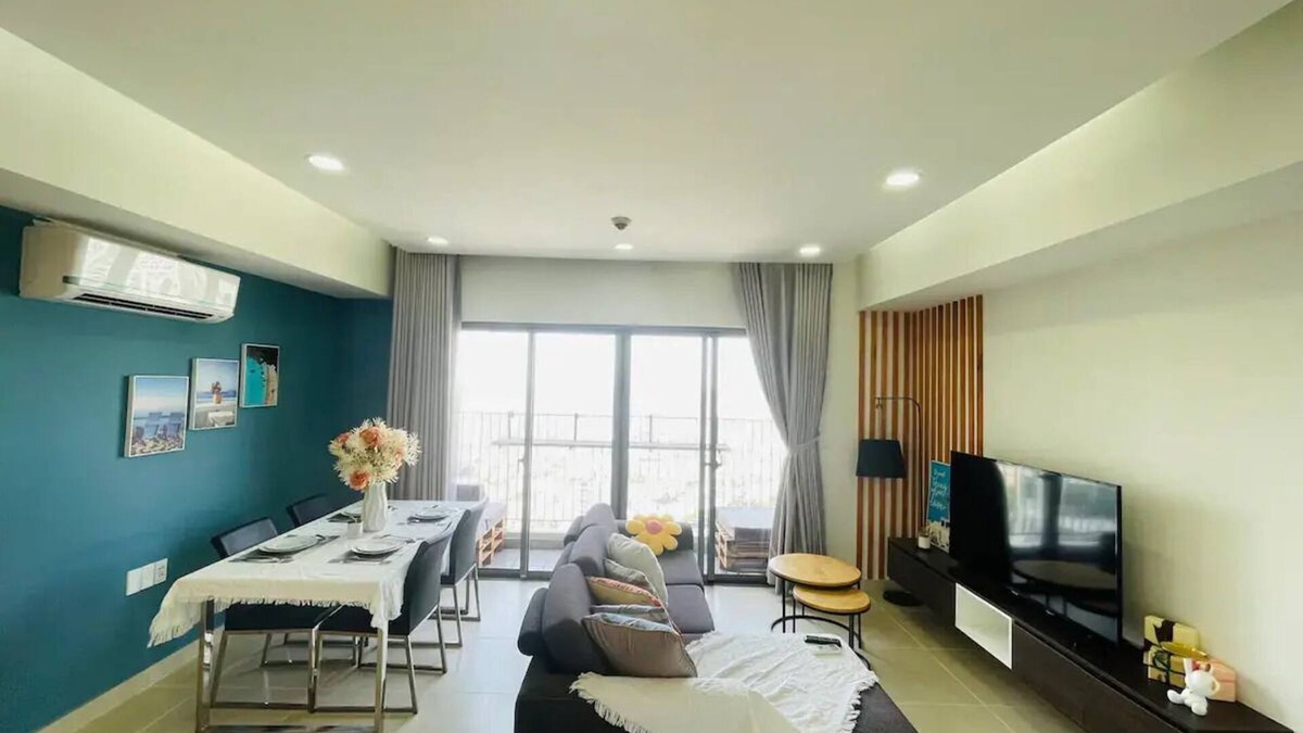 Thao Dien Apartment | Masteri ThaoDien 3BR Apartment T4 - Free Gym Pool - Netflix