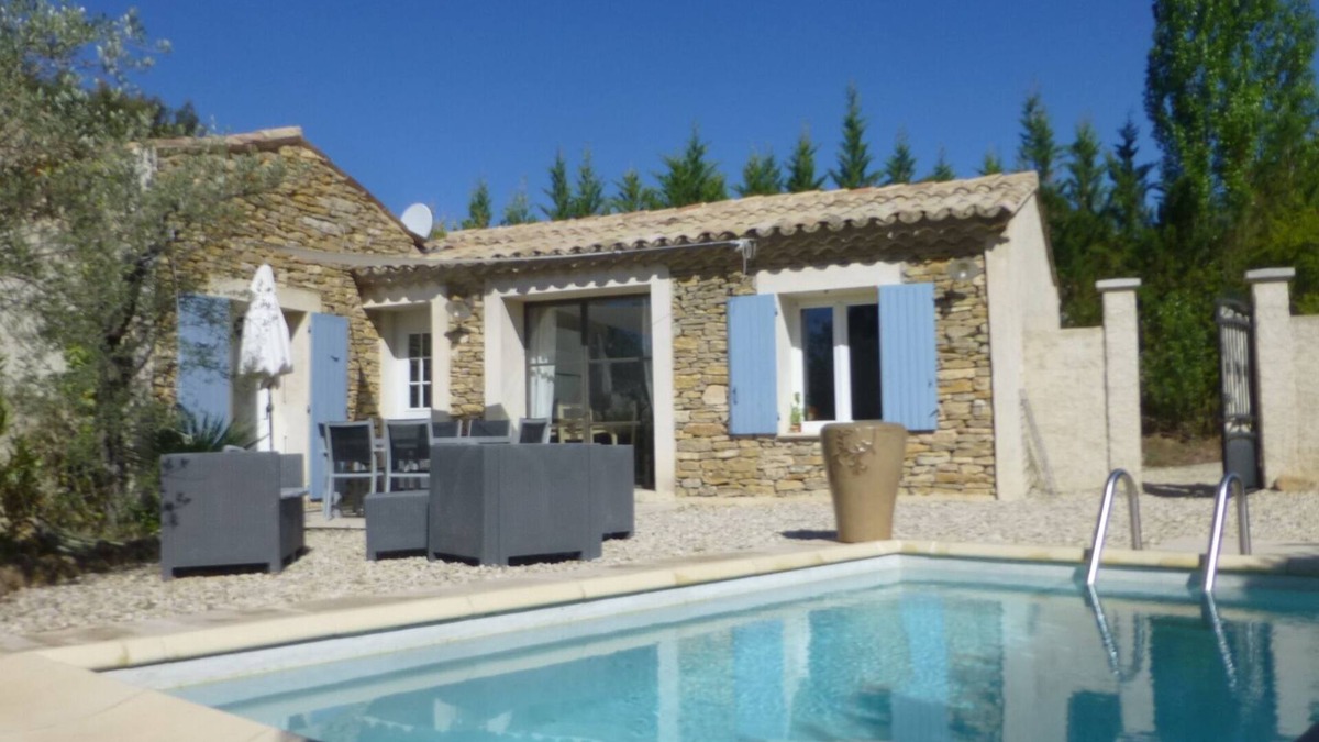 Faucon House | Mazet Clos des vignes, charming stones with private pool