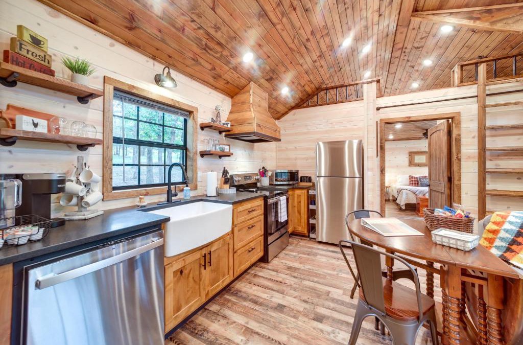 Blocker House | McAlester Vacation Rental with Private Hot Tub