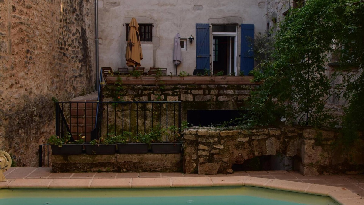 Saint-Antonin Noble Val House | Medieval Townhouse In Heart Of Village W Private Pool, Terraces & Peaceful Court