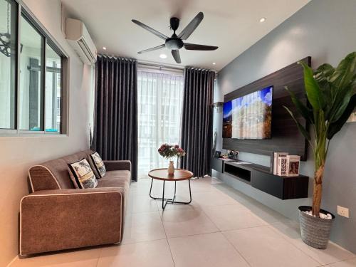 Pusat Komersil Lee Ling Apartment | Metrocity Square Condominium 3R2B - 8 Pax