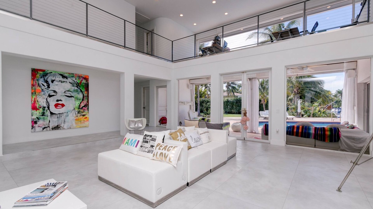 Eastern Shores Villa | Miami, Beach, Waterfront, Pool, Boat dock, Quiet, Beach, Luxury, View, modern