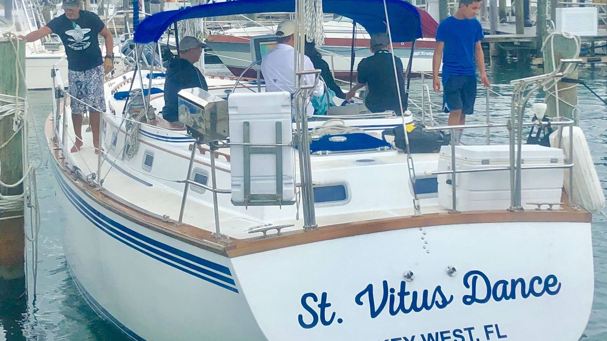 Historic Seaport Boat Rental | Miami Vice Sailboat Used For TV Series we moved out of the Perry Marina