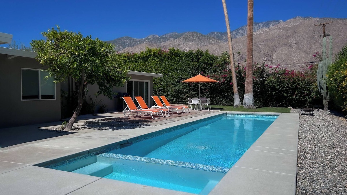 Tahquitz River Estates House | Mid-Century Desert Oasis Private Pool & Spa