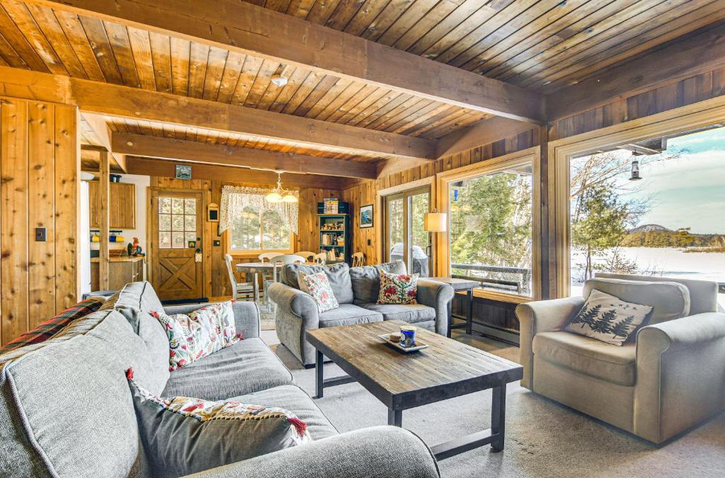 Bridgton House | Million-Dollar View Waterfront Cabin in Bridgton!