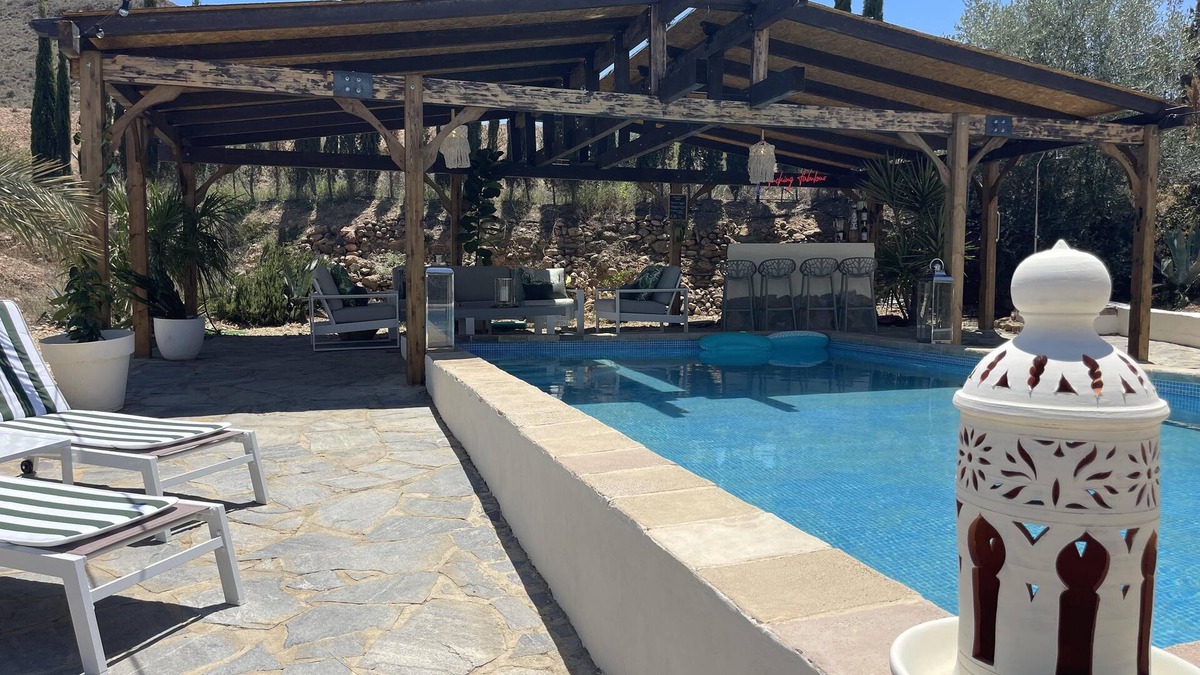 Huercal-Overa Apartment | MiLuna Oasis Suites - Sleeps4-Pool-MountainView