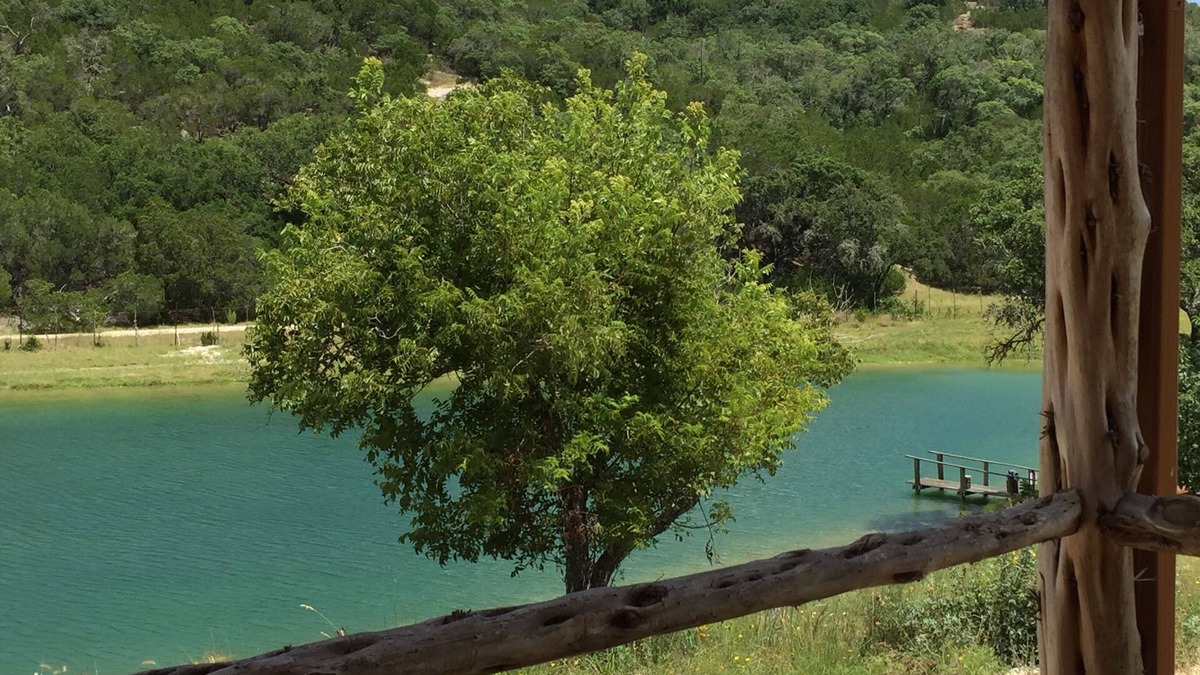 Ingram Cabin | Mimi's Mansion At Stacy Ranch, Cabin On 120 Acres Between Ingram & Hunt, Tx